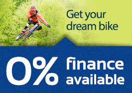 0 percent finance available from the Bike Factory